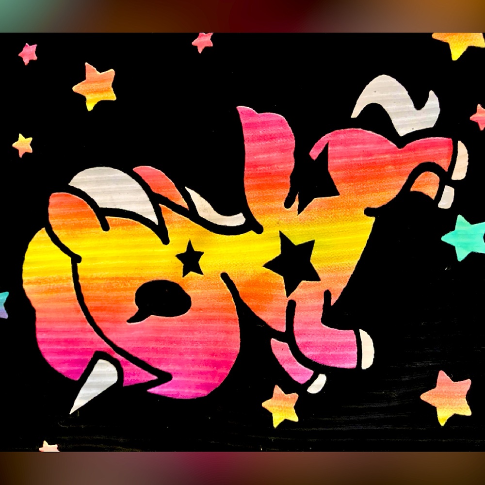 Dolls, kill rainbow unicorn crop top